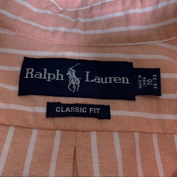 Ralph Lauren Classic Fit Striped Oxford Shirt - Picture 4 of 5